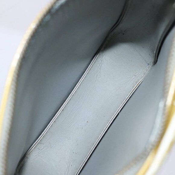 LOUIS VUITTON Monogram Vernis Motto Accessory Pouch Gris M91030 LV Auth 86327 - Picture 10 of 15